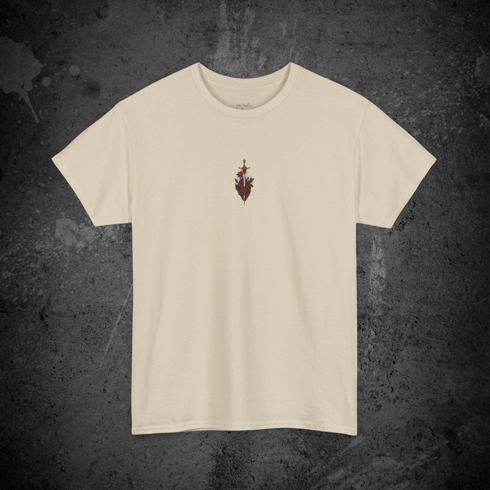 last goodbye printed t-shirt — nostalgic minimalist streetwear