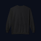 midnight cheers front print crewneck sweatshirt — nostalgic minimalist streetwear