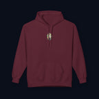 the survivor front print hoodie – minimalist streetwear