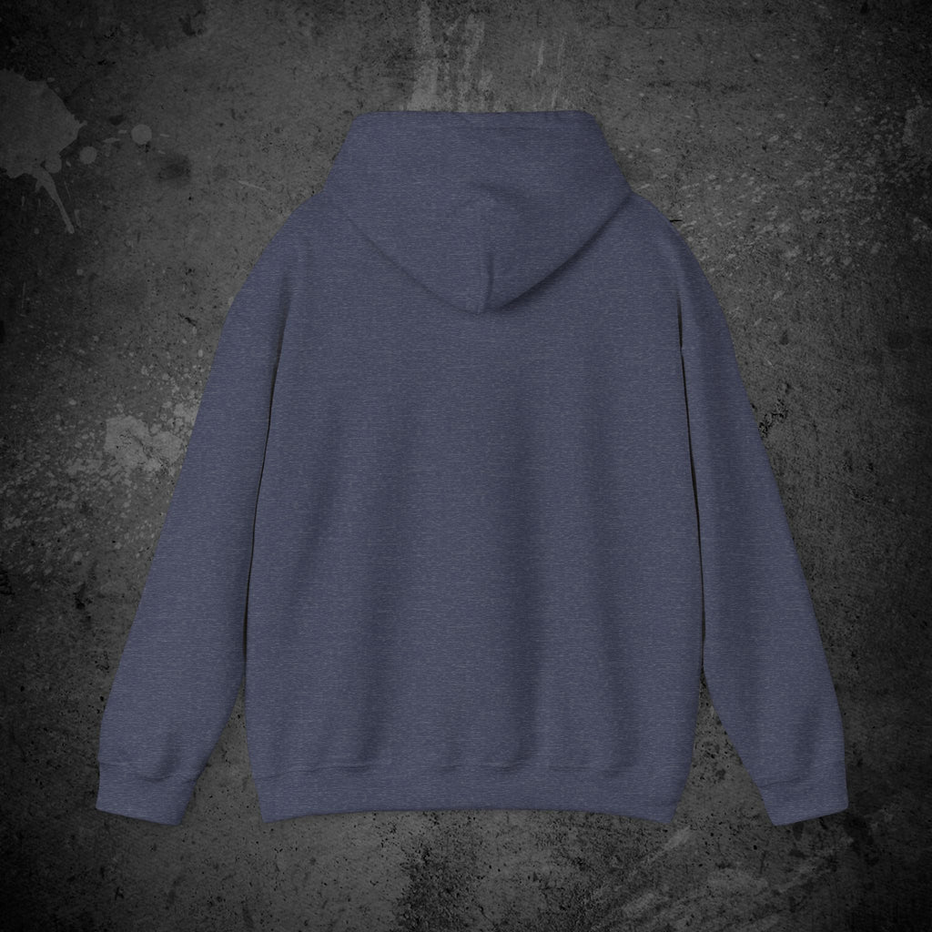 haunted portrait printed hoodie — nostalgic minimalist streetwear