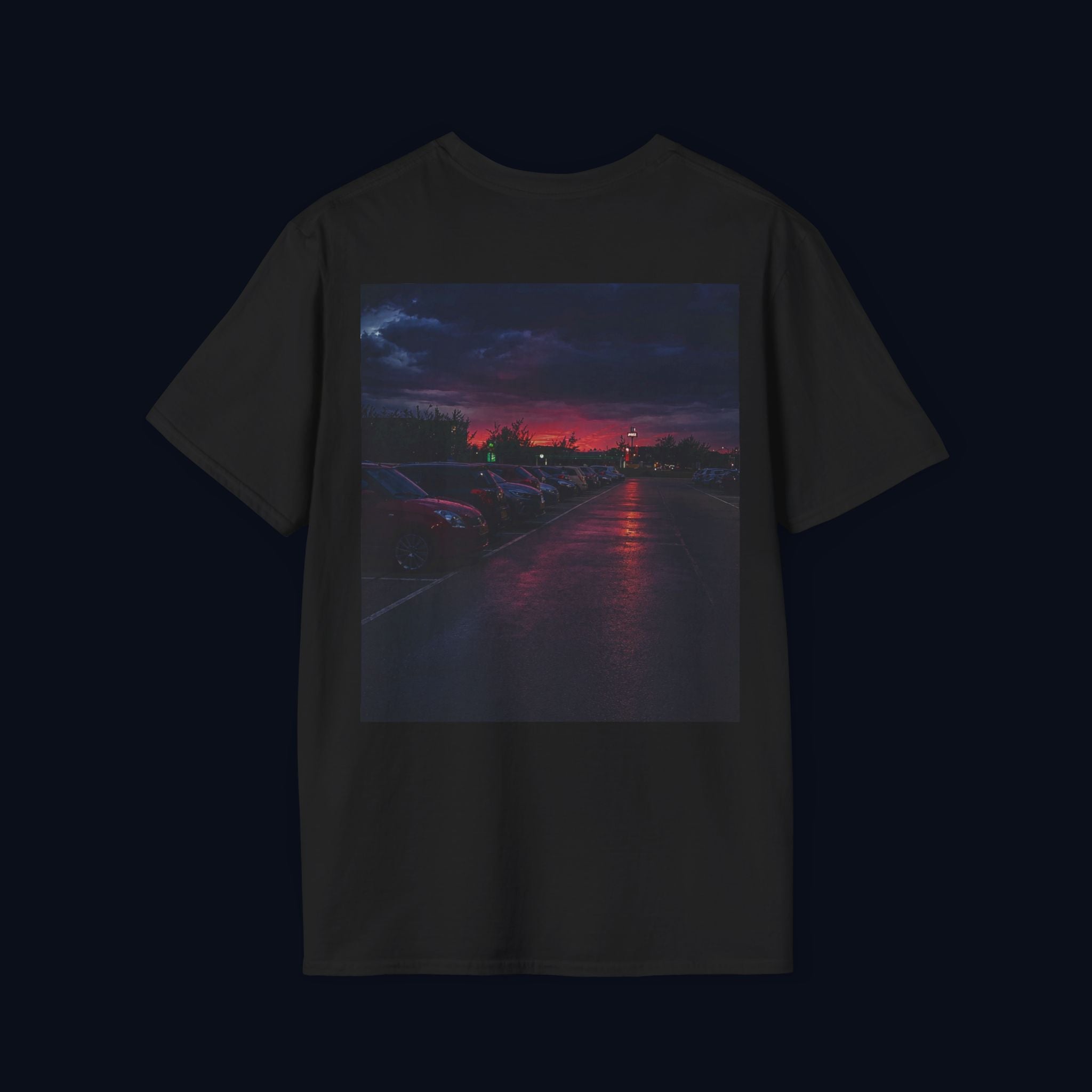 after the credits back print t-shirt — nostalgic minimalist streetwear