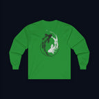 still finding you back print long sleeve t-shirt — nostalgic minimalist streetwear