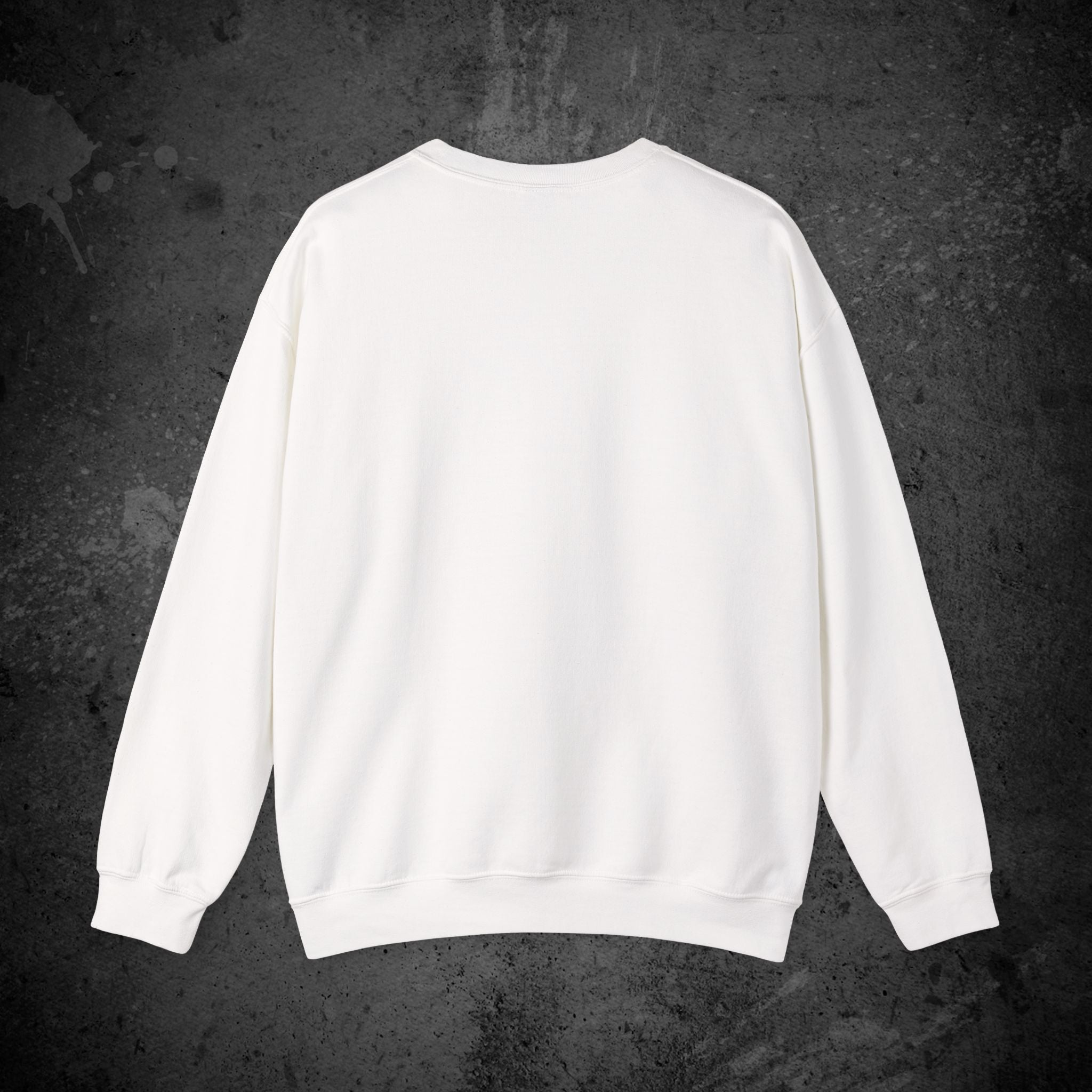 haunted portrait printed crewneck sweatshirt — nostalgic minimalist streetwear