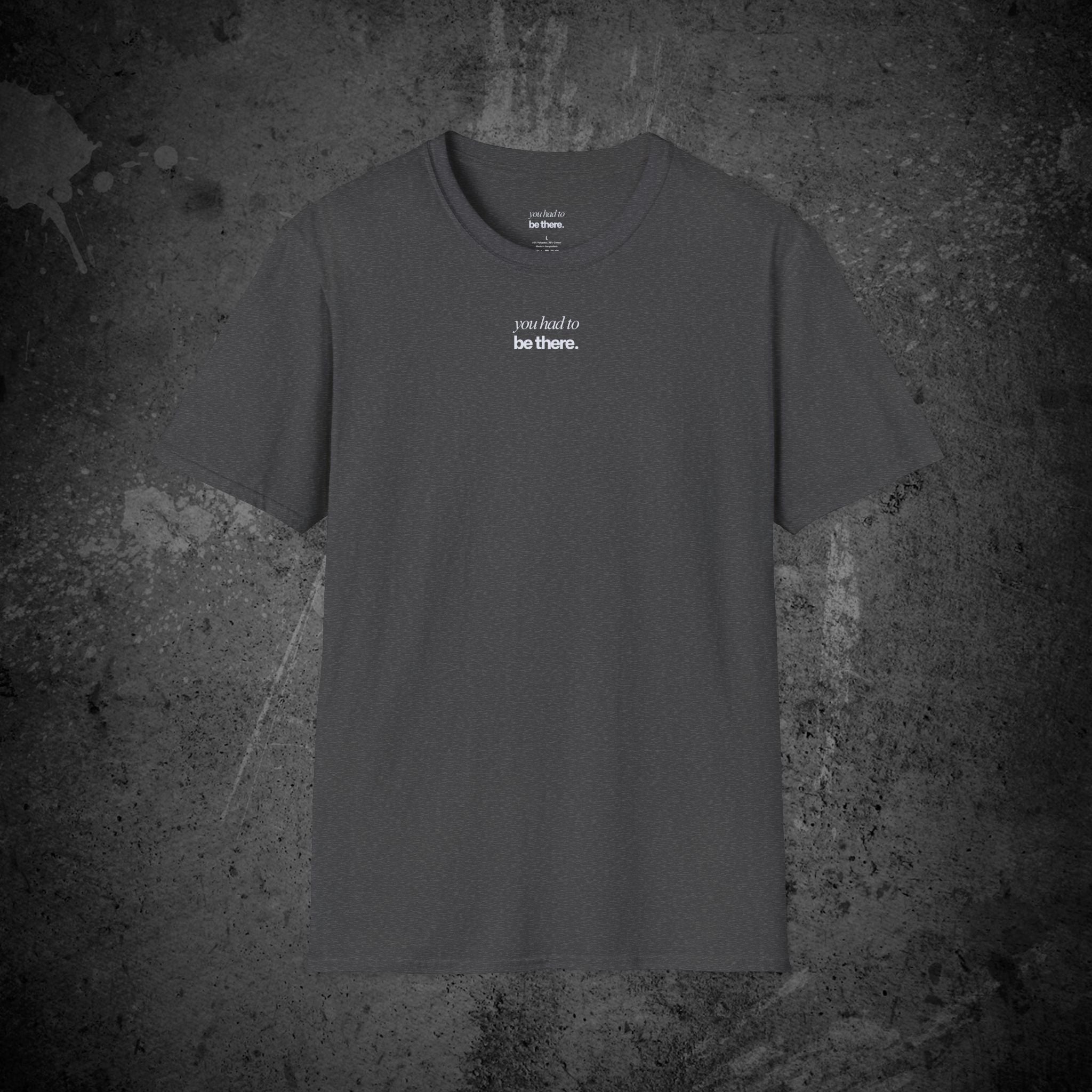 after the credits back print t-shirt — nostalgic minimalist streetwear