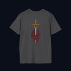 last goodbye back print t-shirt — nostalgic streetwear inspired by memories