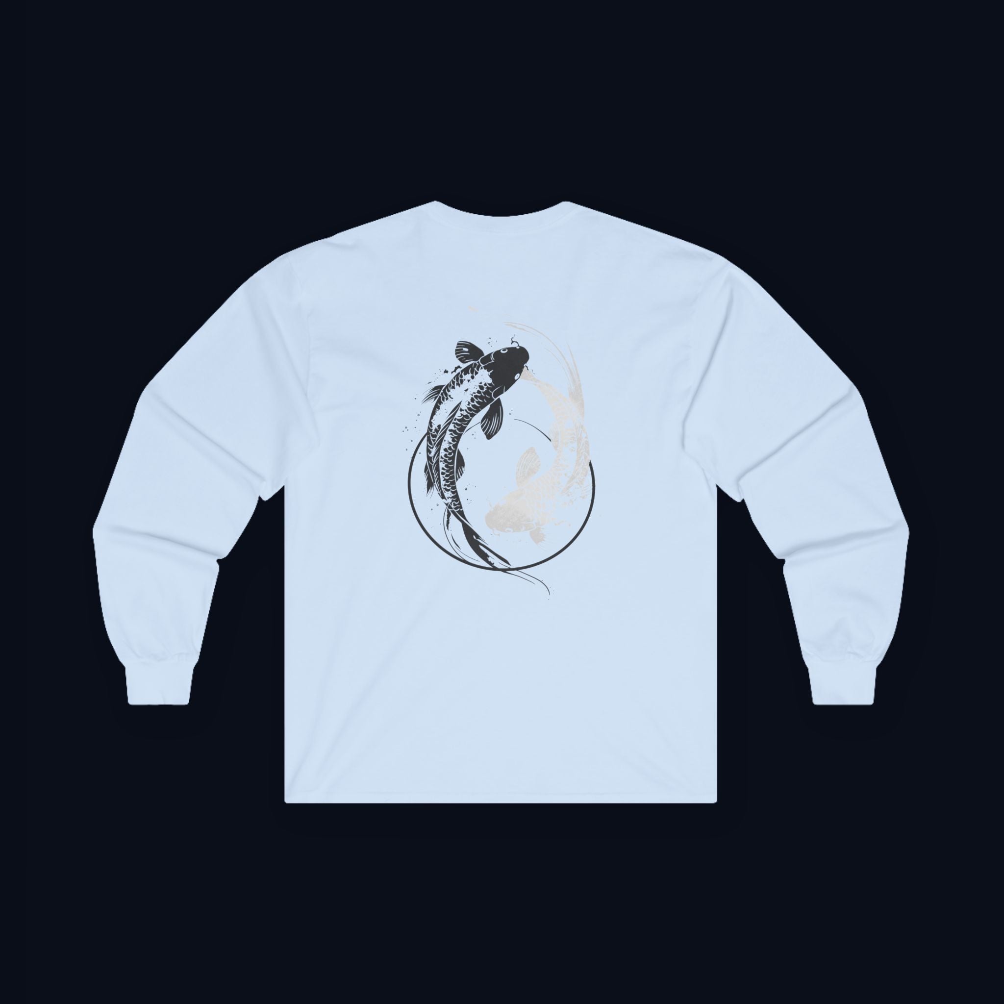 still finding you back print long sleeve t-shirt — nostalgic minimalist streetwear