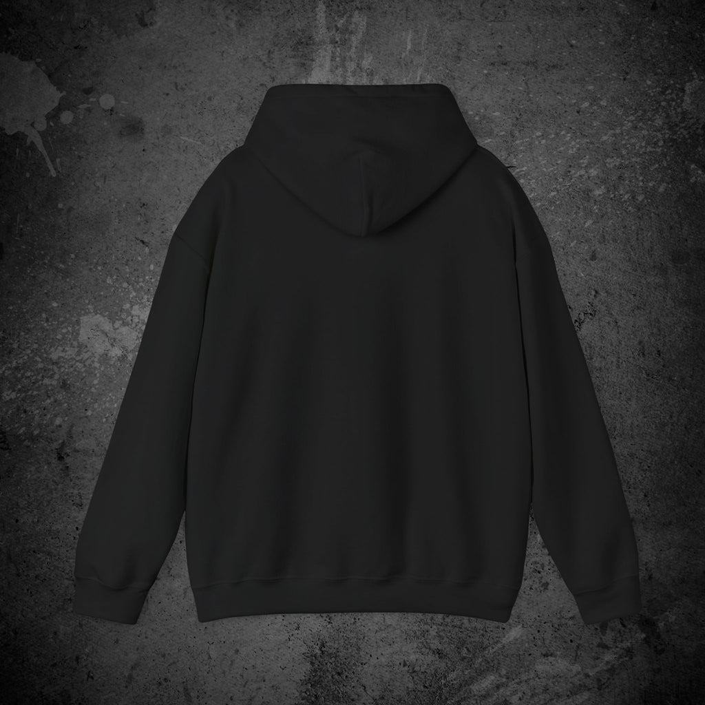 midnight cheers printed hoodie — nostalgic minimalist streetwear