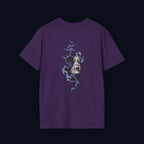 haunted portrait back print t-shirt — nostalgic streetwear inspired by memories