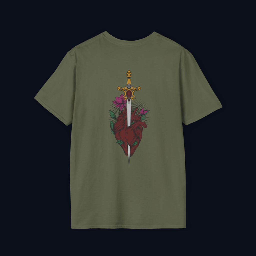 last goodbye back print t-shirt — nostalgic streetwear inspired by memories