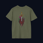 last goodbye back print t-shirt — nostalgic streetwear inspired by memories