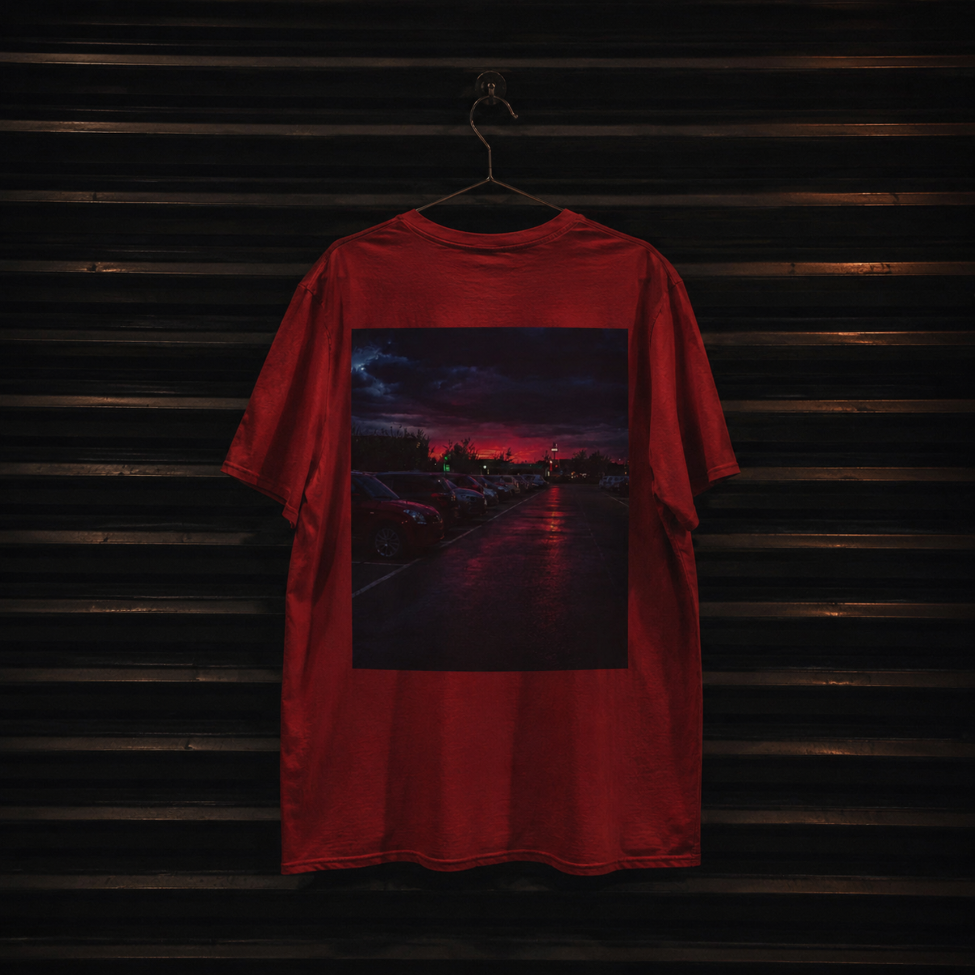after the credits back print t-shirt — nostalgic minimalist streetwear