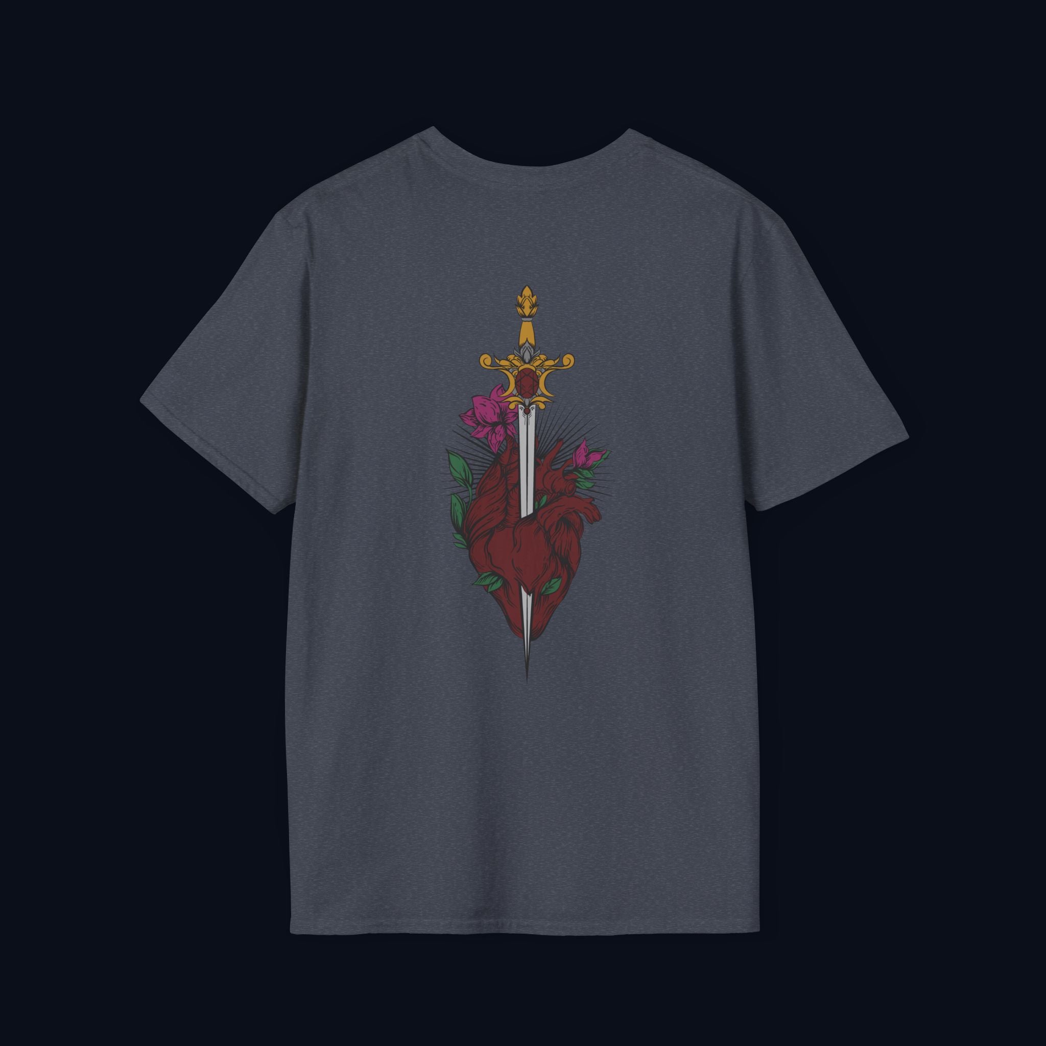 last goodbye back print t-shirt — nostalgic streetwear inspired by memories