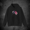 midnight cheers printed hoodie — nostalgic minimalist streetwear
