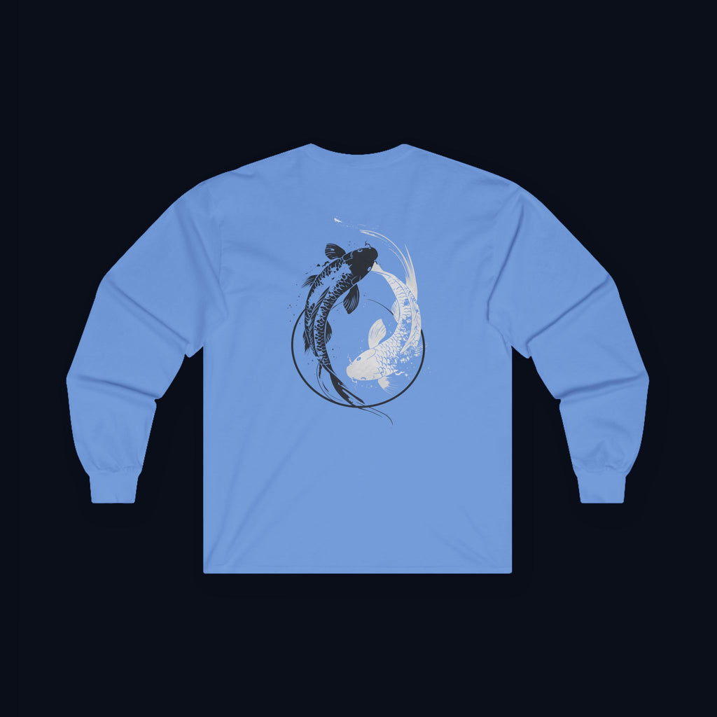 still finding you back print long sleeve t-shirt — nostalgic minimalist streetwear