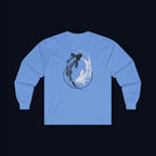 still finding you back print long sleeve t-shirt — nostalgic minimalist streetwear