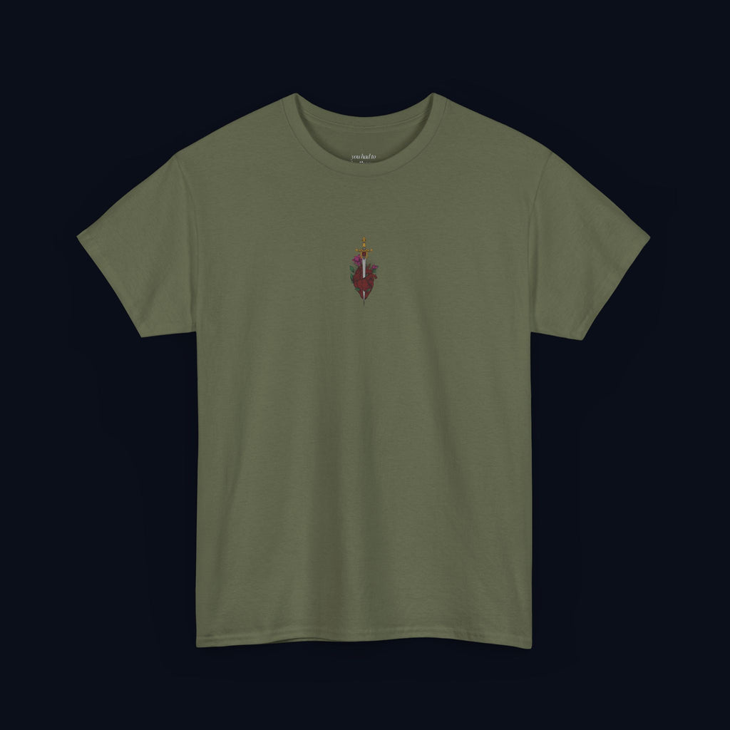 last goodbye printed t-shirt — nostalgic minimalist streetwear