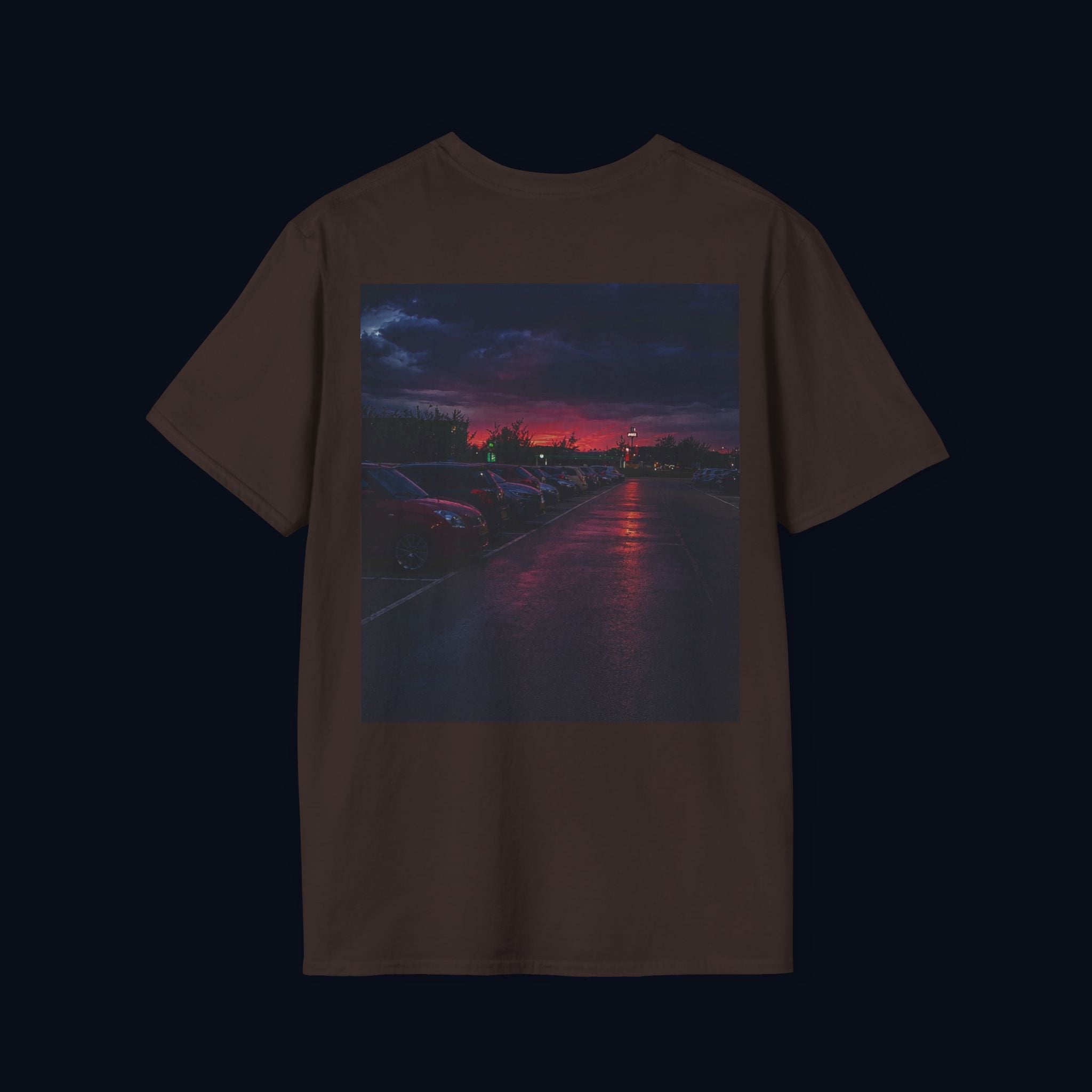 after the credits back print t-shirt — nostalgic minimalist streetwear