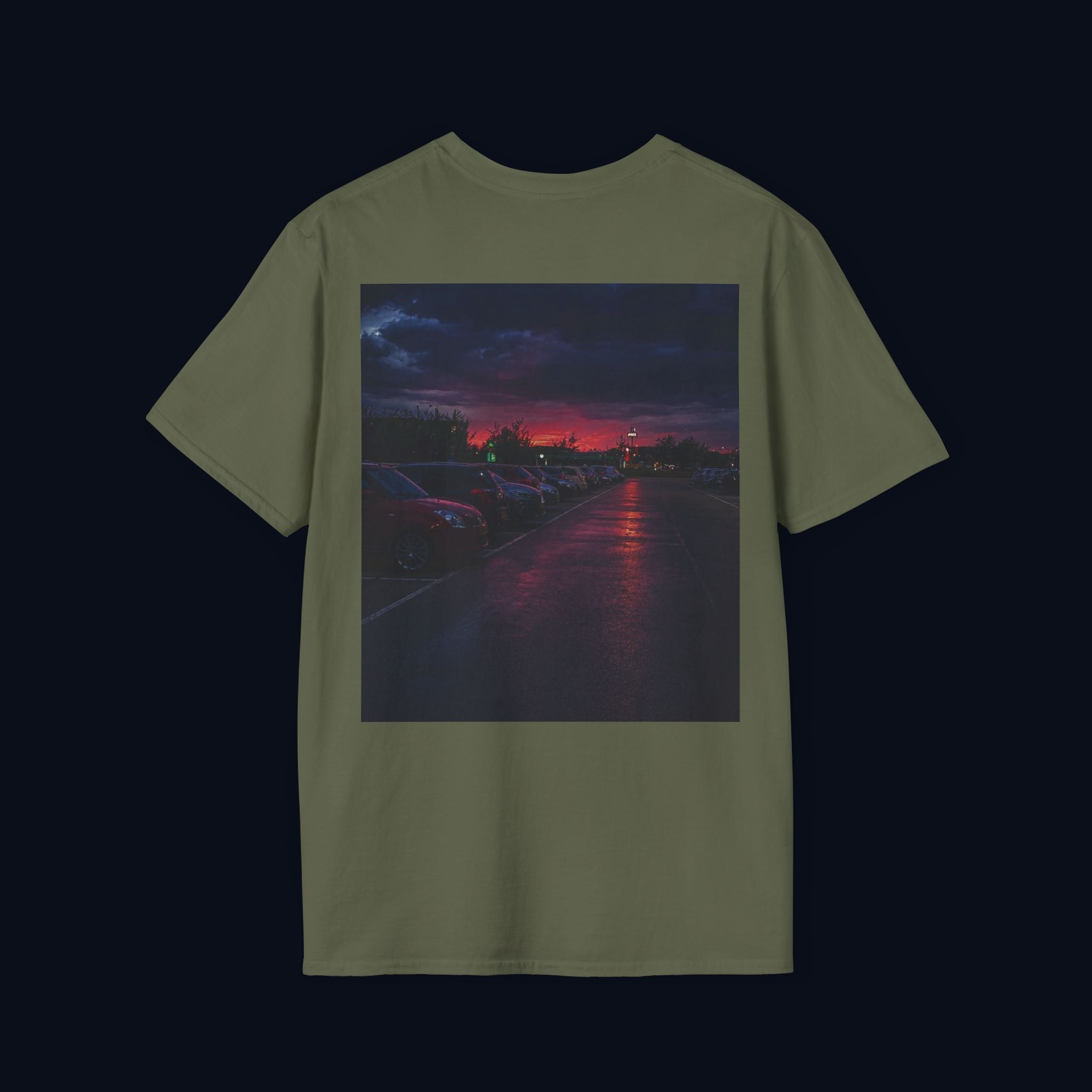 after the credits back print t-shirt — nostalgic minimalist streetwear