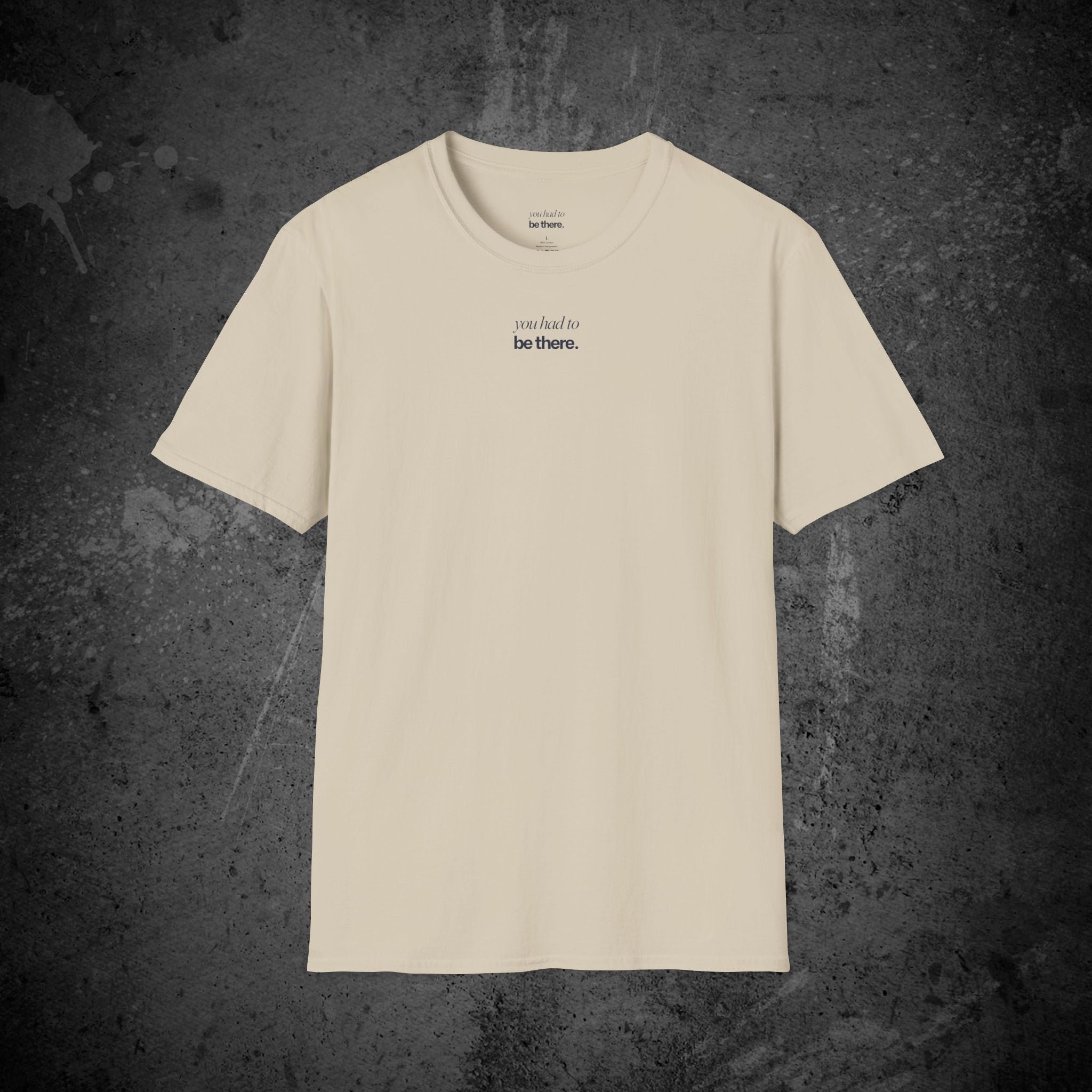 the long way home back print t-shirt — nostalgic minimalist streetwear