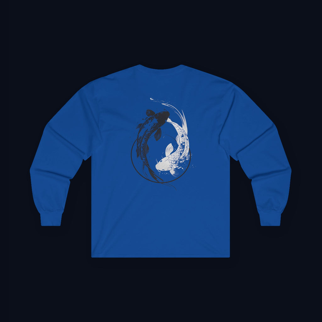 still finding you back print long sleeve t-shirt — nostalgic minimalist streetwear