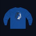 still finding you back print long sleeve t-shirt — nostalgic minimalist streetwear