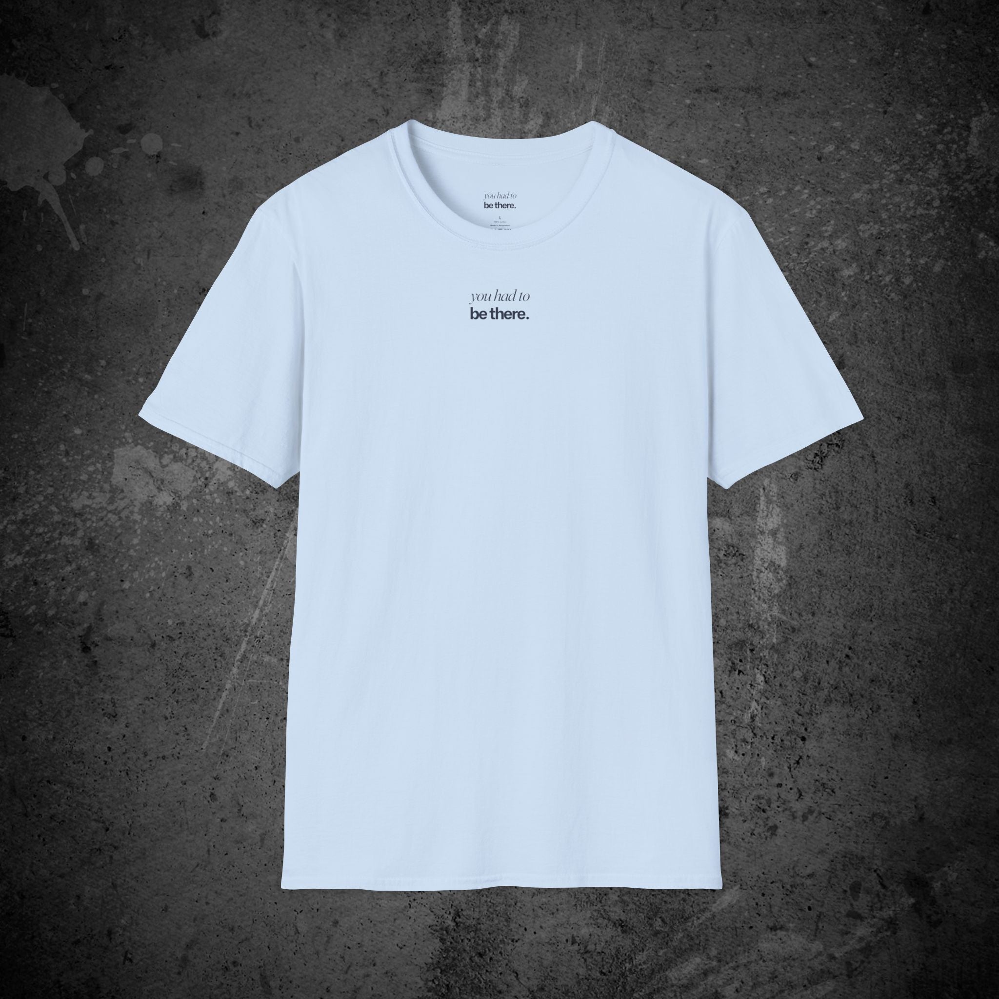 window light back print t-shirt — nostalgic minimalist streetwear tee