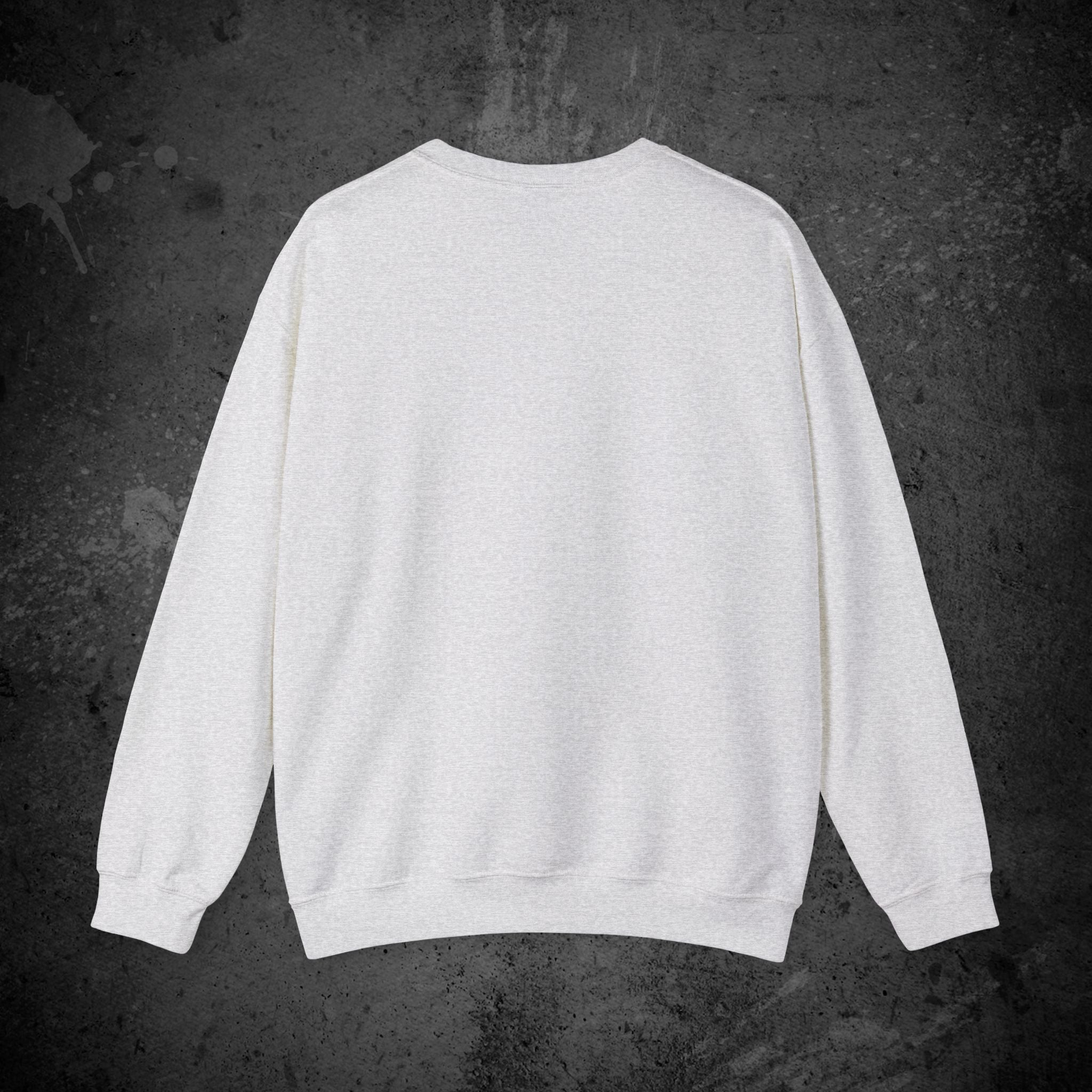 haunted portrait printed crewneck sweatshirt — nostalgic minimalist streetwear
