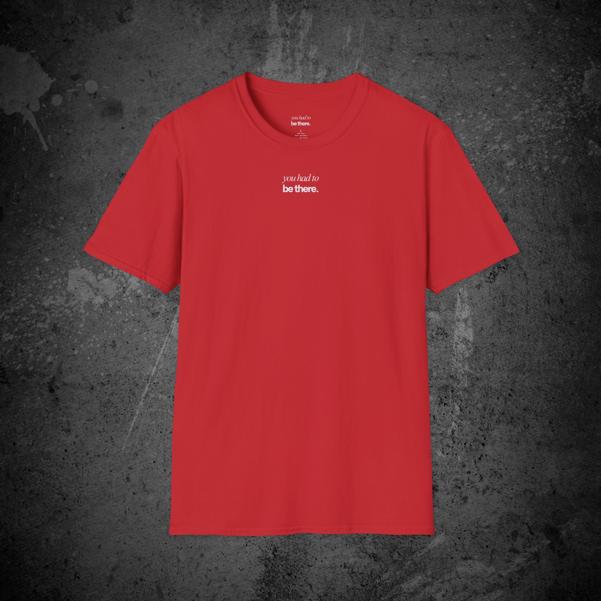 after the credits back print t-shirt — nostalgic minimalist streetwear
