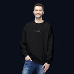 the survivor back print crewneck sweatshirt — nostalgic minimalist streetwear