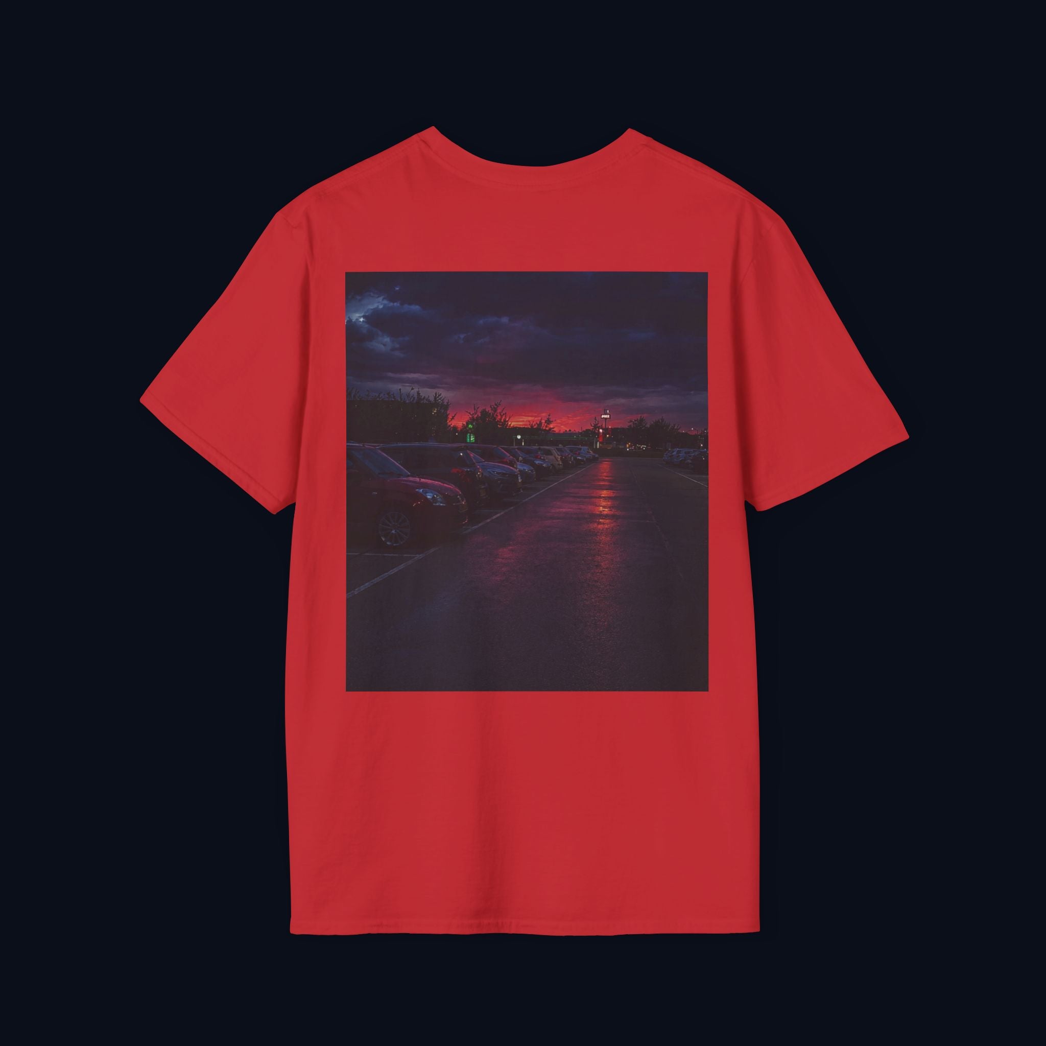 after the credits back print t-shirt — nostalgic minimalist streetwear