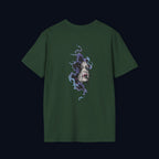 haunted portrait back print t-shirt — nostalgic streetwear inspired by memories