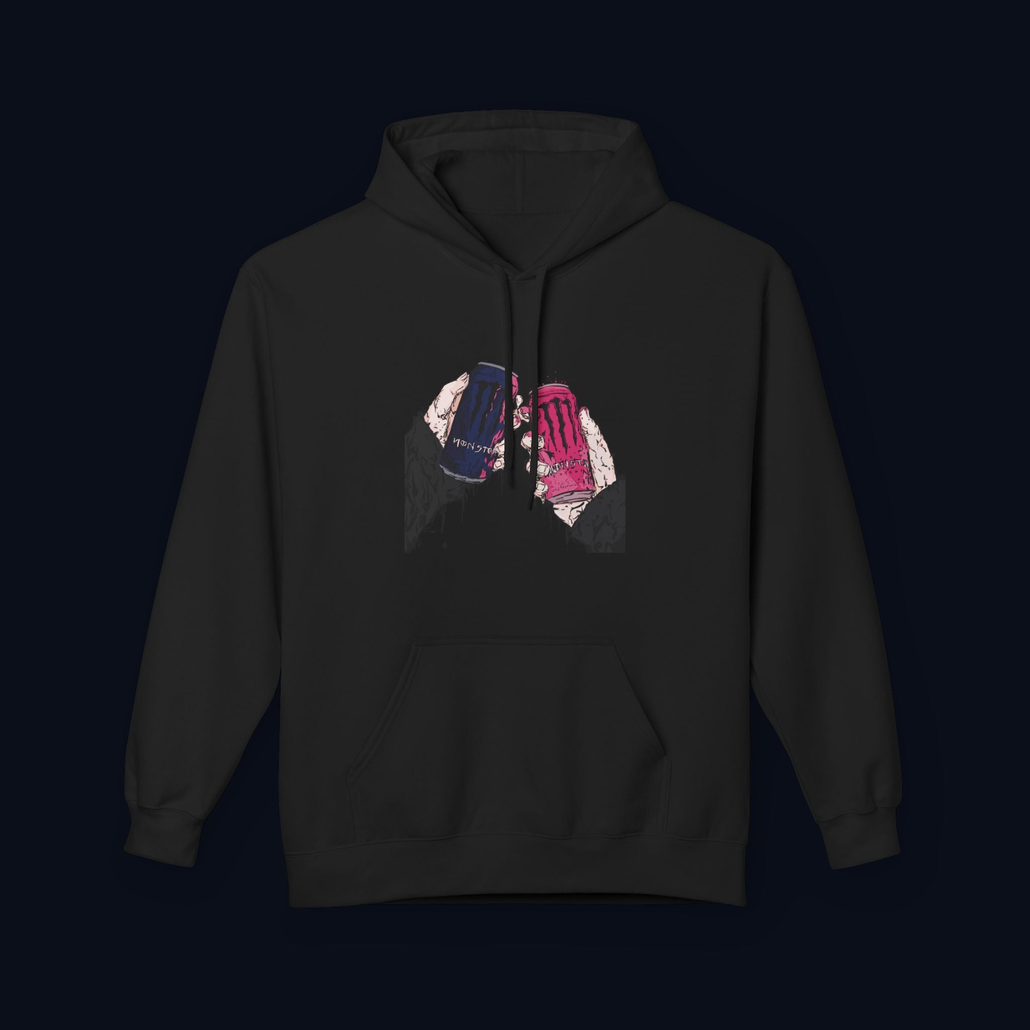 midnight cheers hoodie — premium nostalgic streetwear hoodie