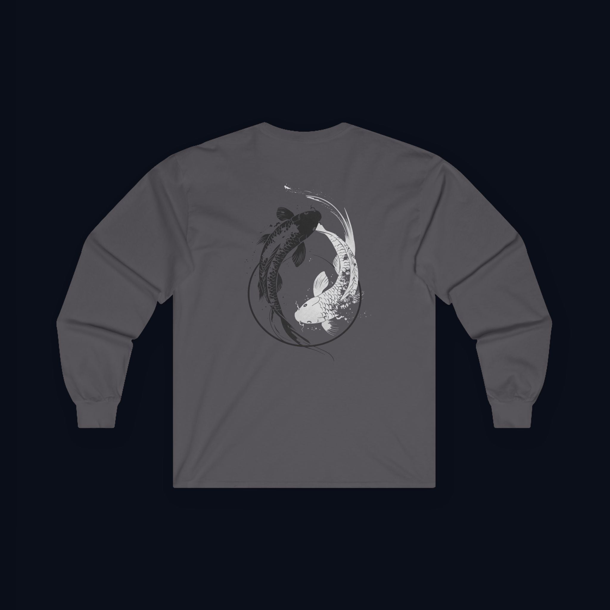 still finding you back print long sleeve t-shirt — nostalgic minimalist streetwear