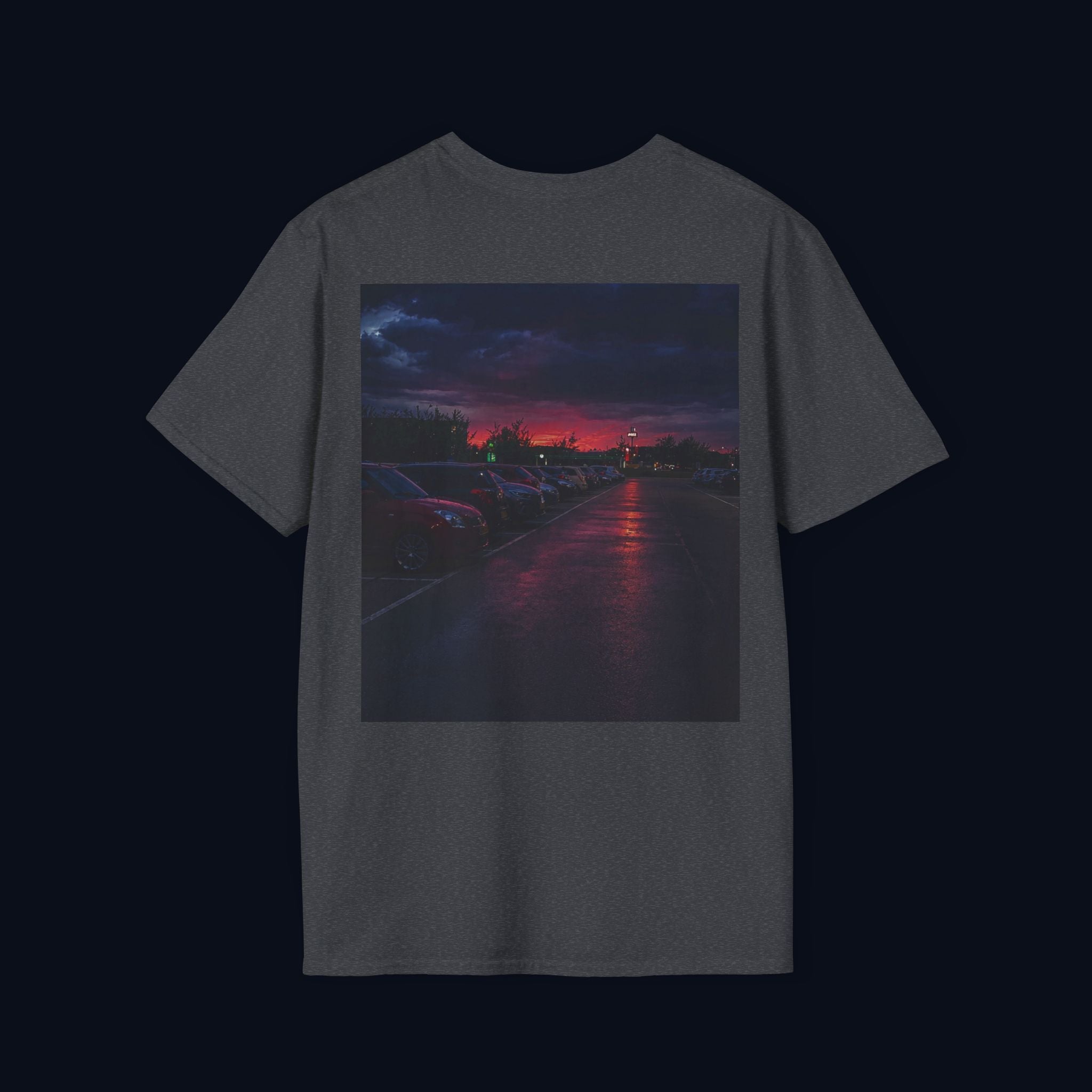 after the credits back print t-shirt — nostalgic minimalist streetwear