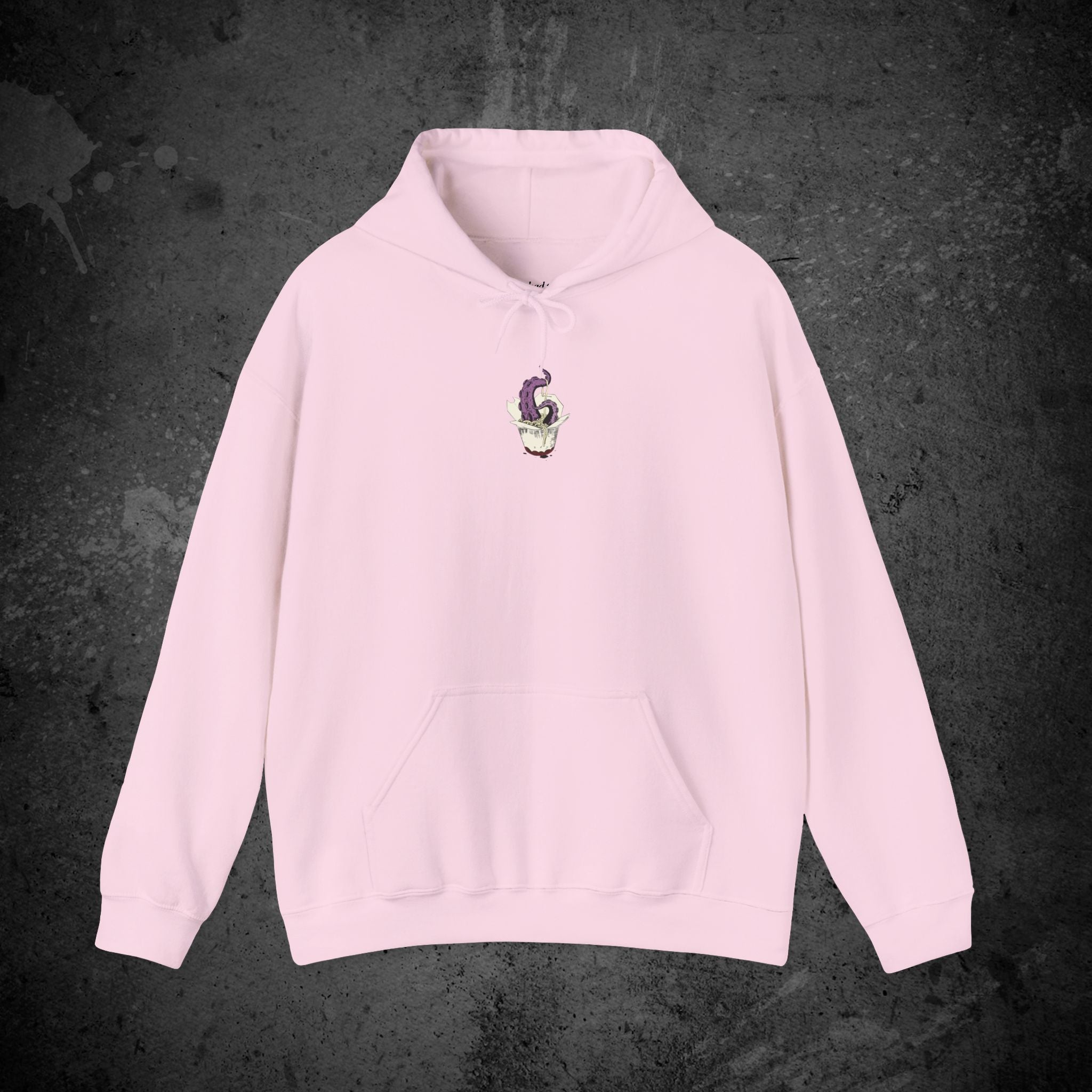 tentacle takeout printed hoodie — nostalgic minimalist streetwear