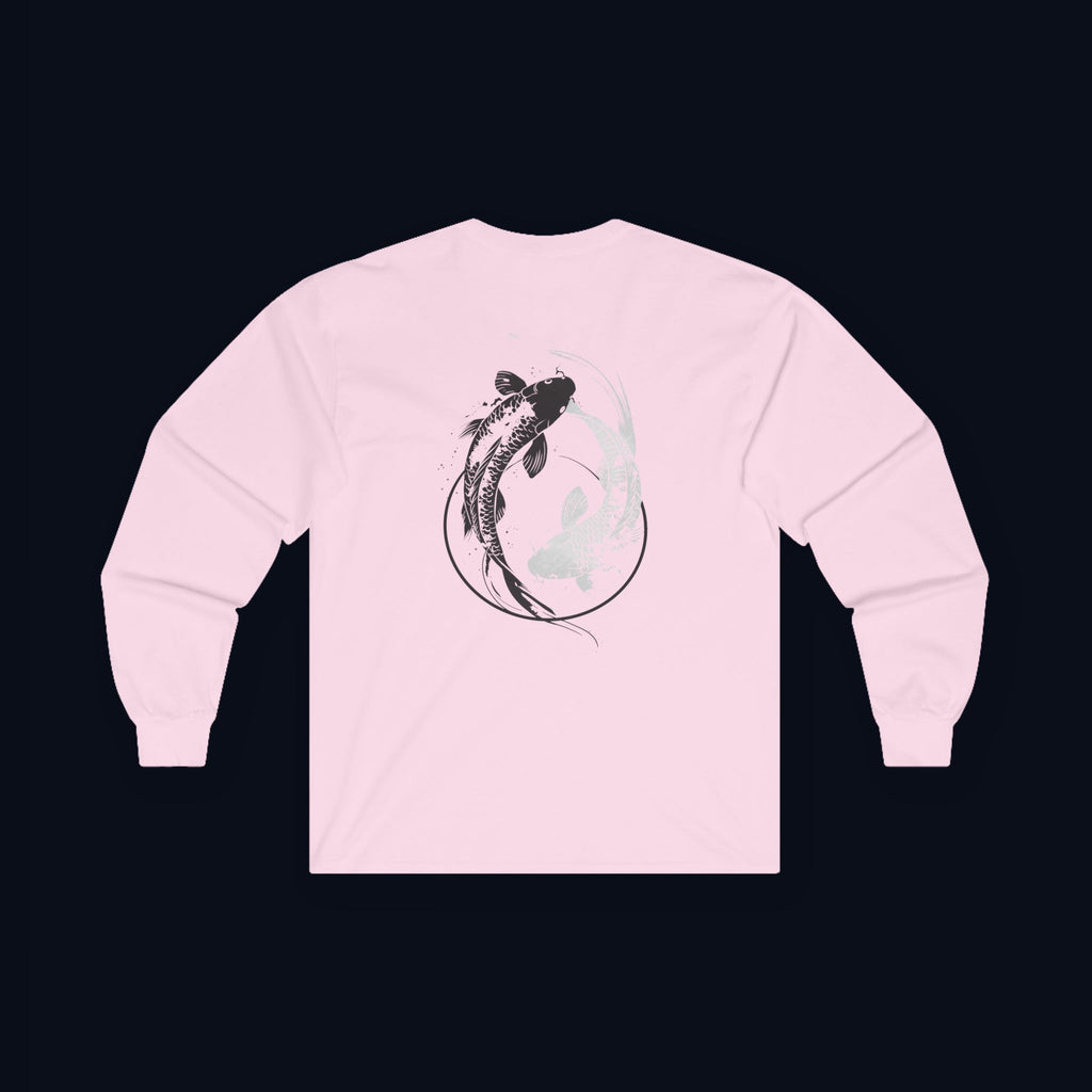 still finding you back print long sleeve t-shirt — nostalgic minimalist streetwear