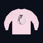 still finding you back print long sleeve t-shirt — nostalgic minimalist streetwear