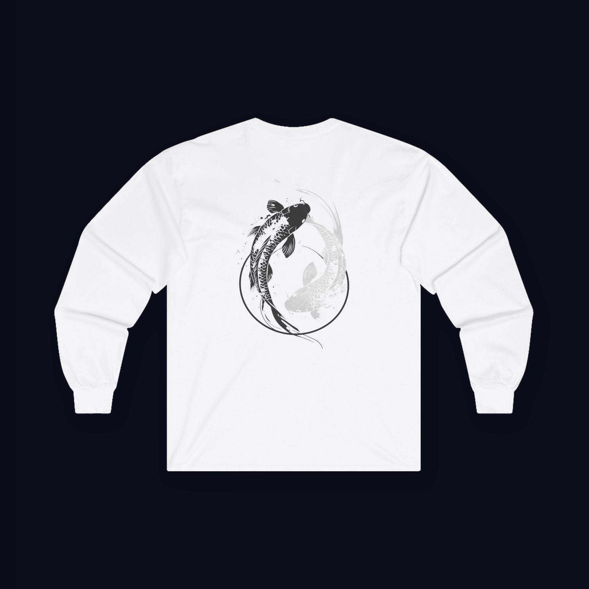 still finding you back print long sleeve t-shirt — nostalgic minimalist streetwear