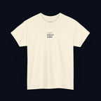 you left before it ended printed t-shirt — nostalgic minimalist streetwear