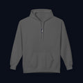 haunted portrait printed hoodie — nostalgic minimalist streetwear