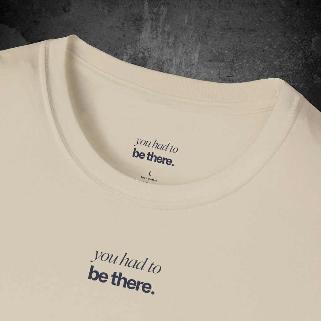 after the credits back print t-shirt — nostalgic minimalist streetwear
