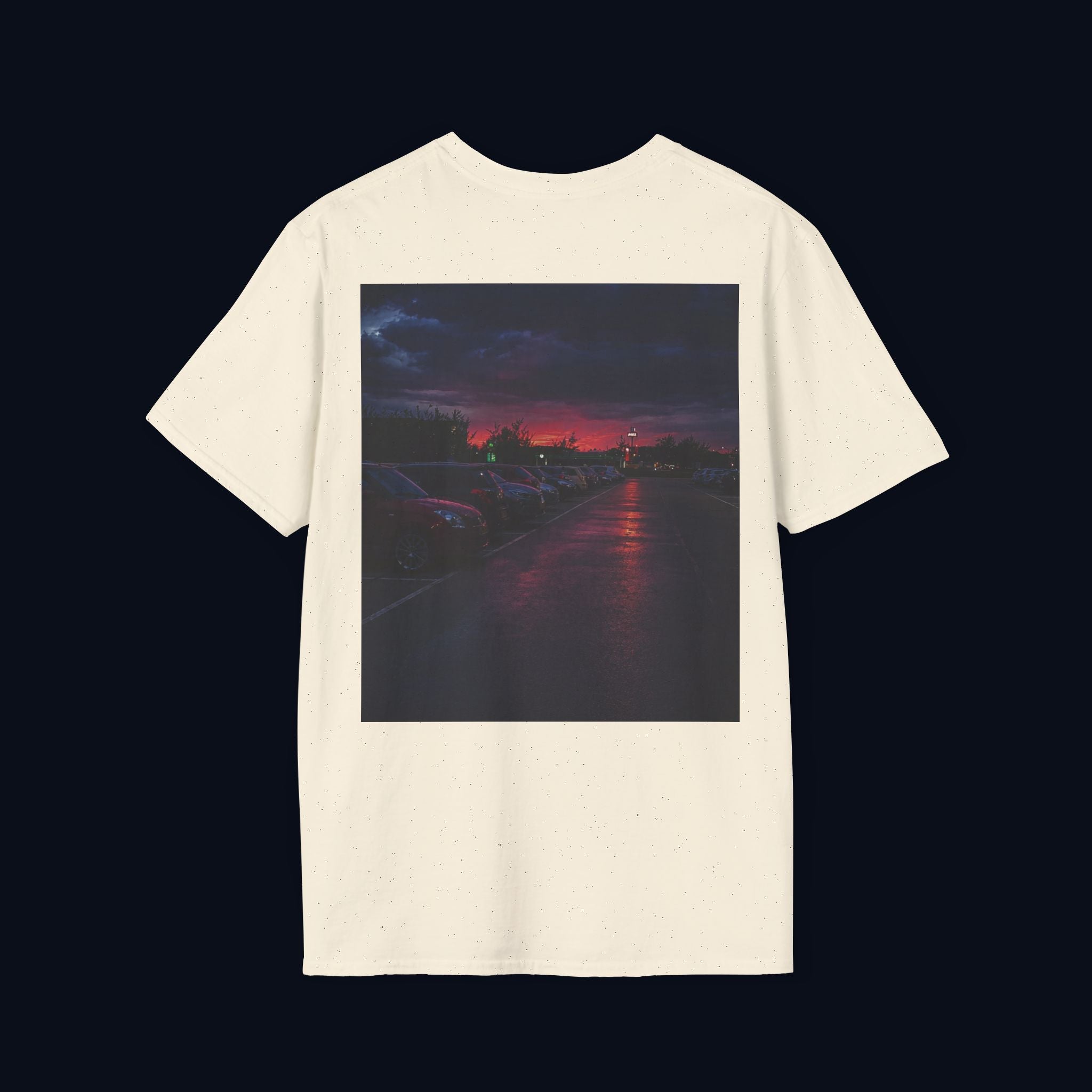 after the credits back print t-shirt — nostalgic minimalist streetwear