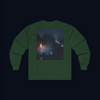 window light back print long sleeve t-shirt — nostalgic minimalist streetwear