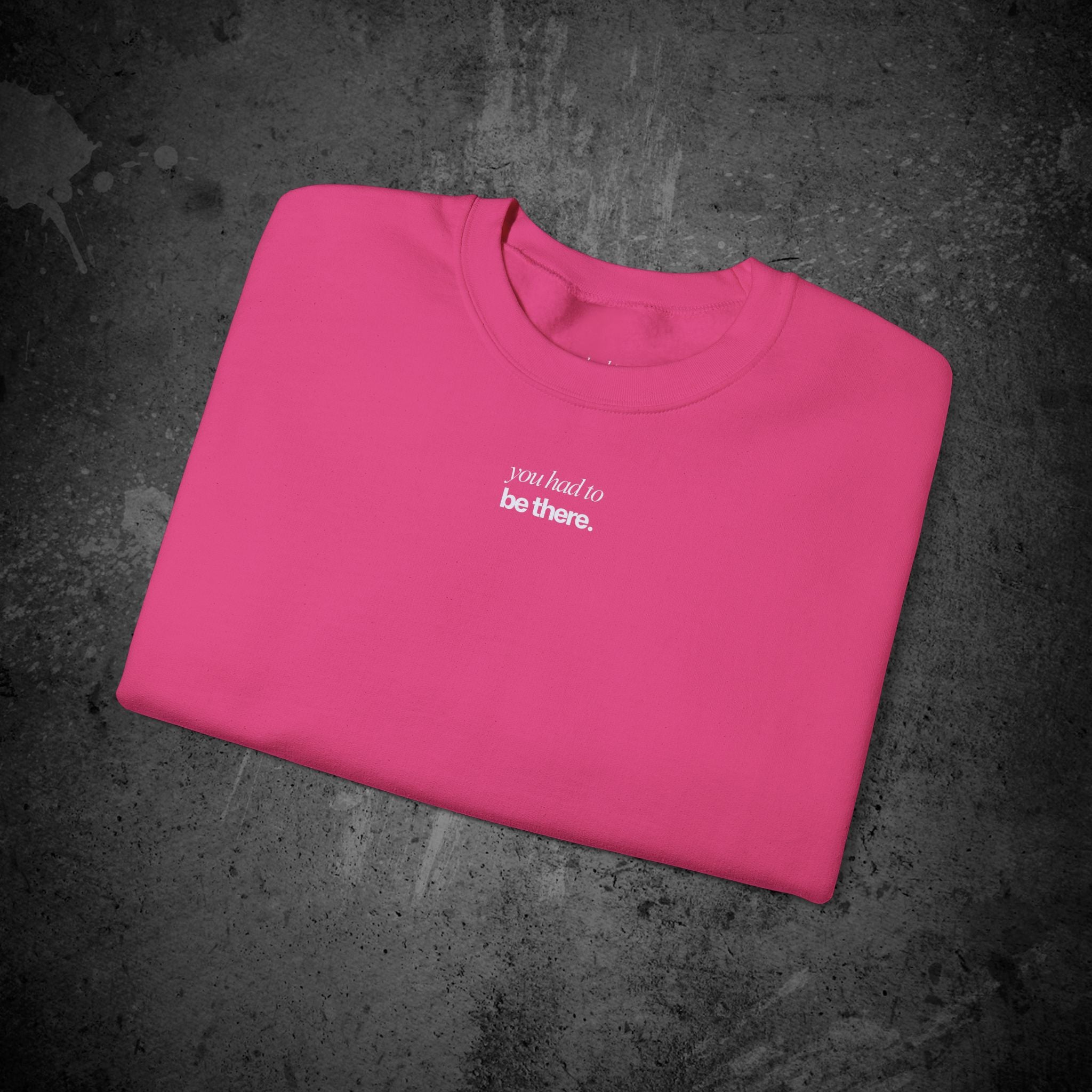 last goodbye back print crewneck sweatshirt — nostalgic minimalist streetwear