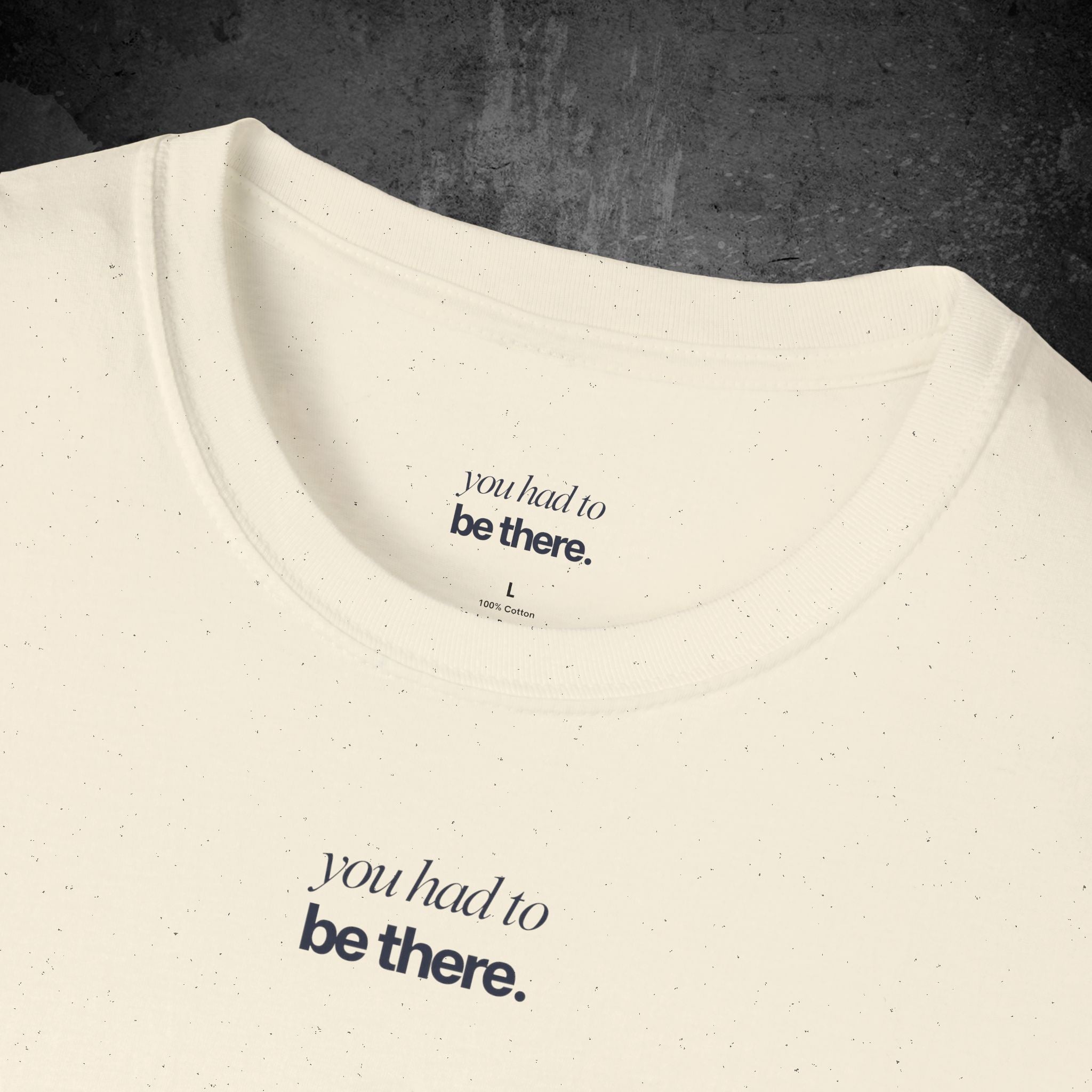 after the credits back print t-shirt — nostalgic minimalist streetwear