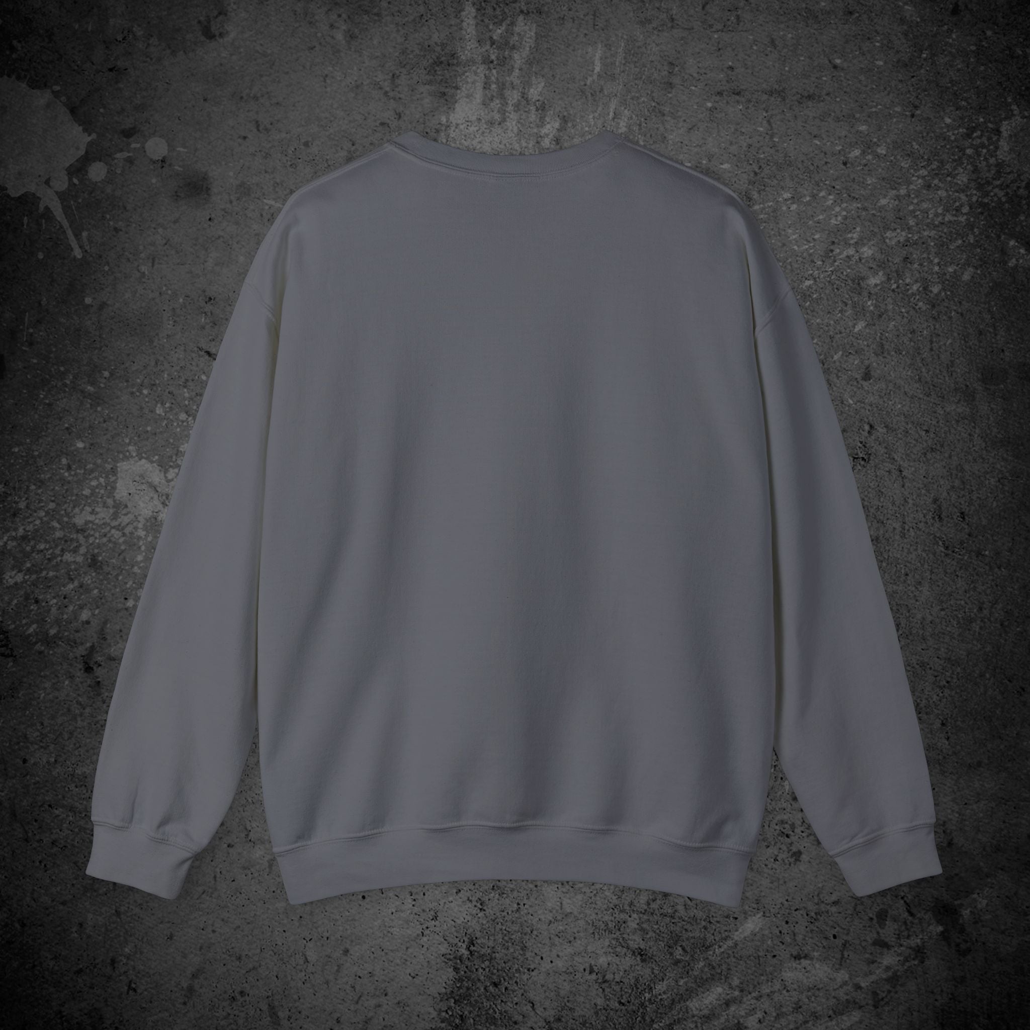haunted portrait printed crewneck sweatshirt — nostalgic minimalist streetwear