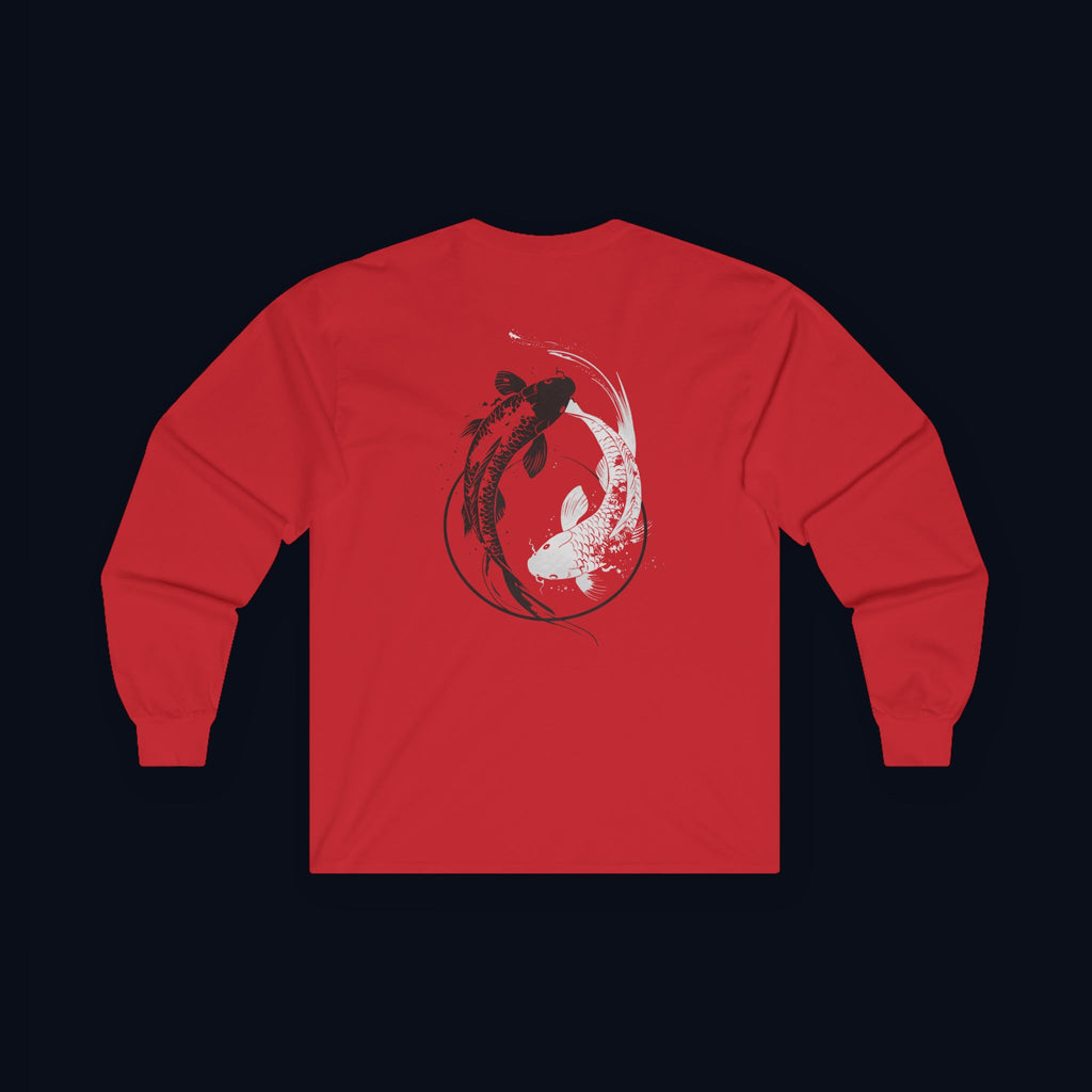 still finding you back print long sleeve t-shirt — nostalgic minimalist streetwear