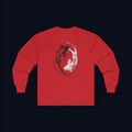 still finding you back print long sleeve t-shirt — nostalgic minimalist streetwear