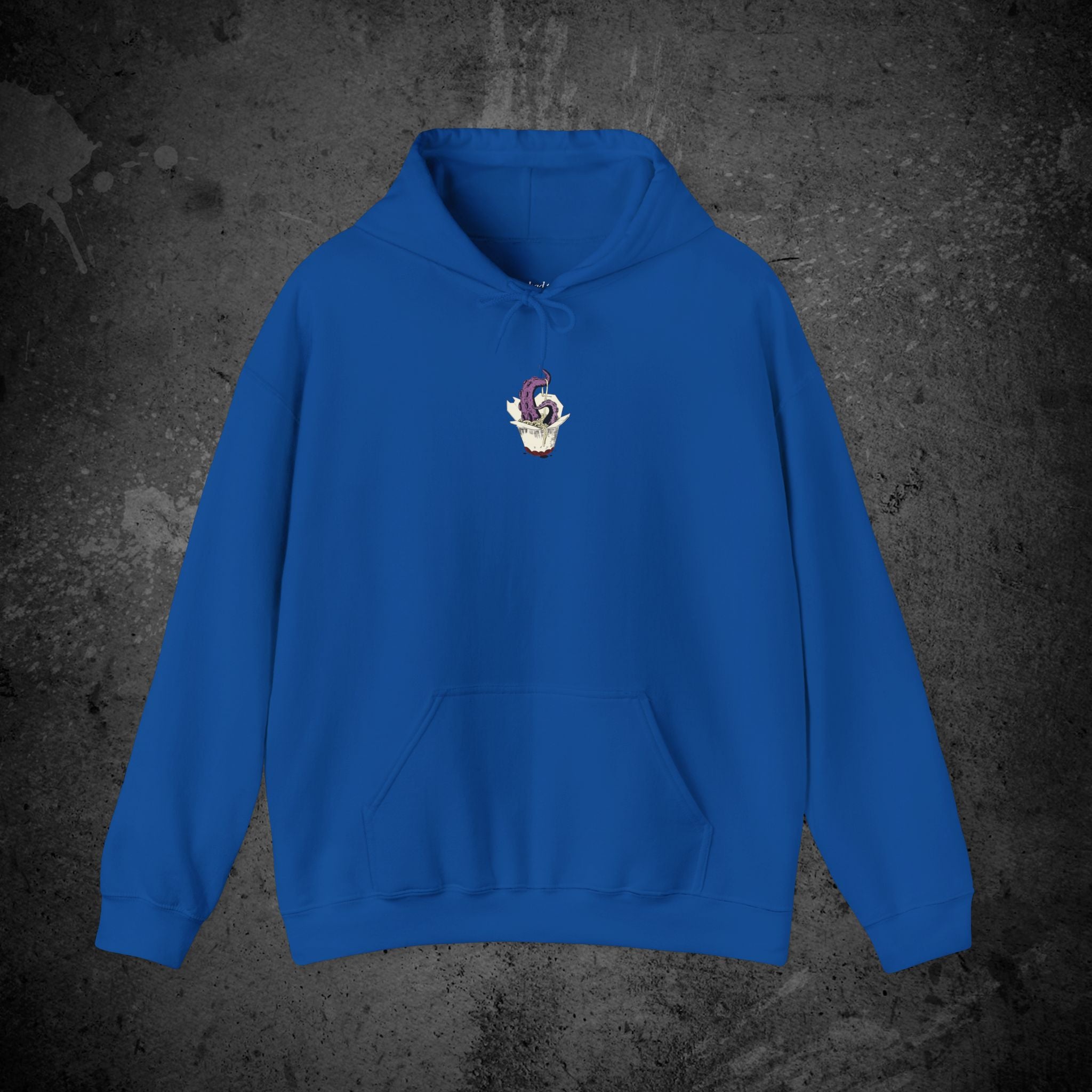 tentacle takeout printed hoodie — nostalgic minimalist streetwear