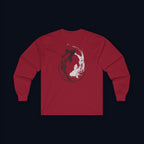 still finding you back print long sleeve t-shirt — nostalgic minimalist streetwear